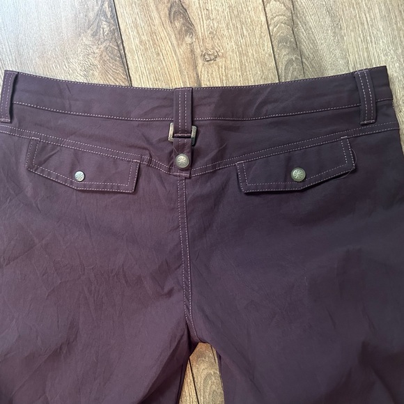 ATHLETA Dipper 2 size 10 hiking pants eggplant in colour. excellent condition - Picture 4 of 9